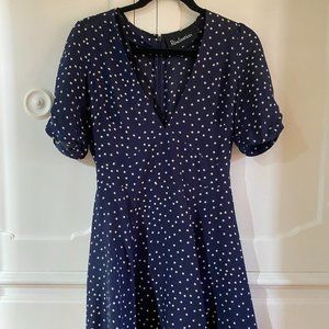 Réalisation Par "The Ozzie” Mini Dress in Navy Star